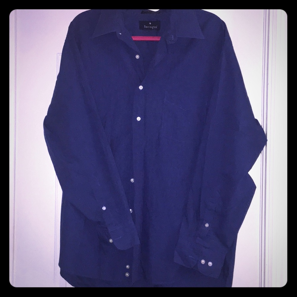 Men's button down collared shirt